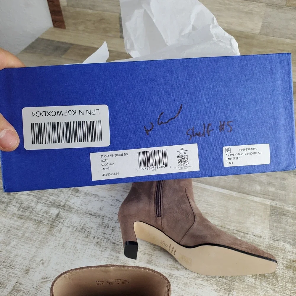 Stuart Weitzman Stassi Ankle Boots Womens Sz 5.5 Helled Bootie